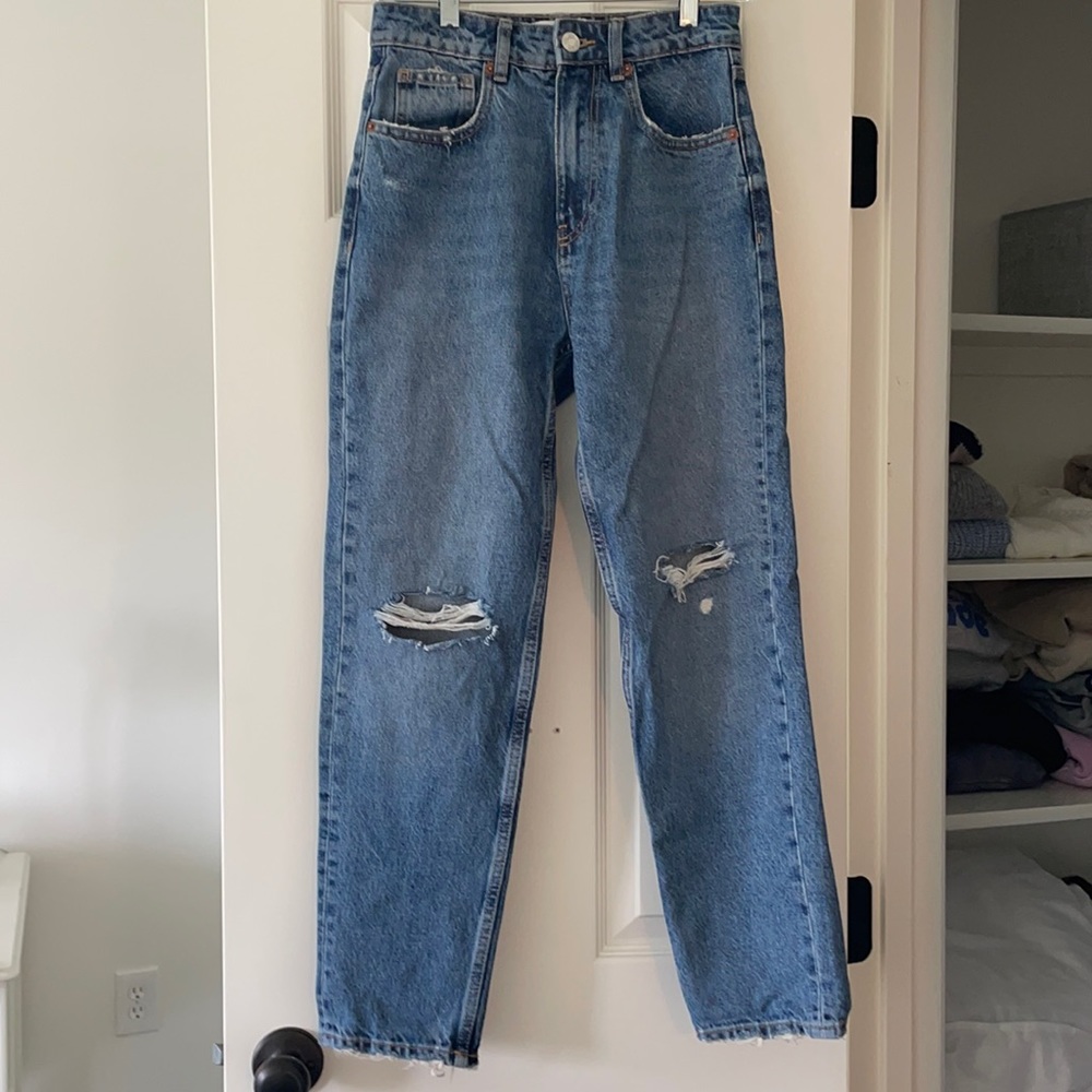 Zara blue jeans. Worn twice. Size 4.